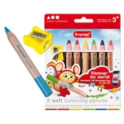 Bruynzeel Soft Kleurpotloden, 6st.