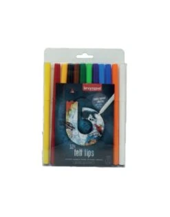 Bruynzeel 12 Viltstiften Blauw