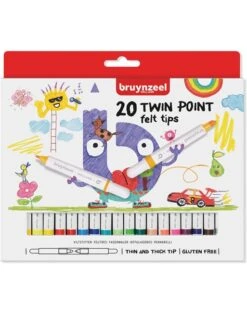 Bruynzeel 20 Twin Felt Tip Point