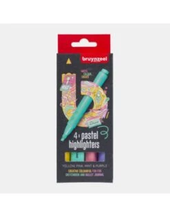 Bruynzeel 4 Highlighters Pastel