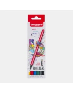 Bruynzeel 6 Fineliners