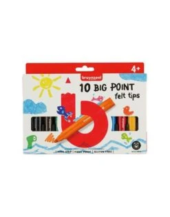 Bruynzeel Viltstiften Big Point 10st 4+