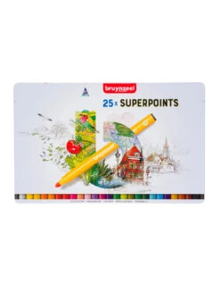 Bruynzeel Viltstiften Superpunt, 25st.