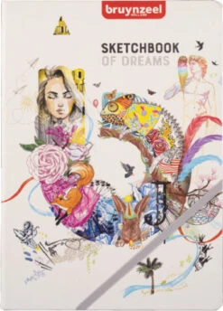 Bruynzeel Schetsboek Of Dreams A4 29,7 X 21 Cm Wit 80 Vellen