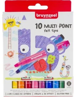 Bruynzeel Kids Zigzag Viltstiften 10 Stuks